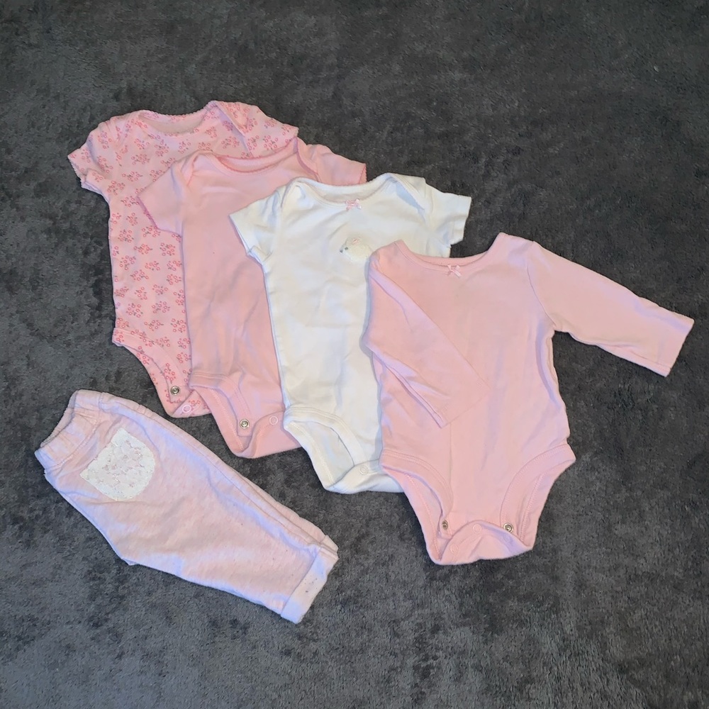 3M. Onesie shirts & pants.